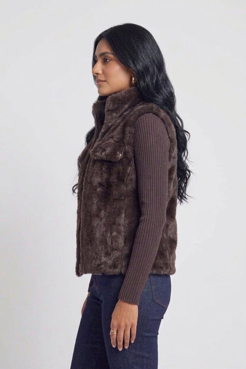 The Plush Faux-Fur Vest