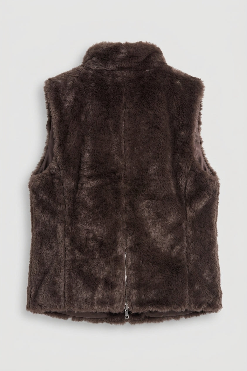 The Plush Faux-Fur Vest